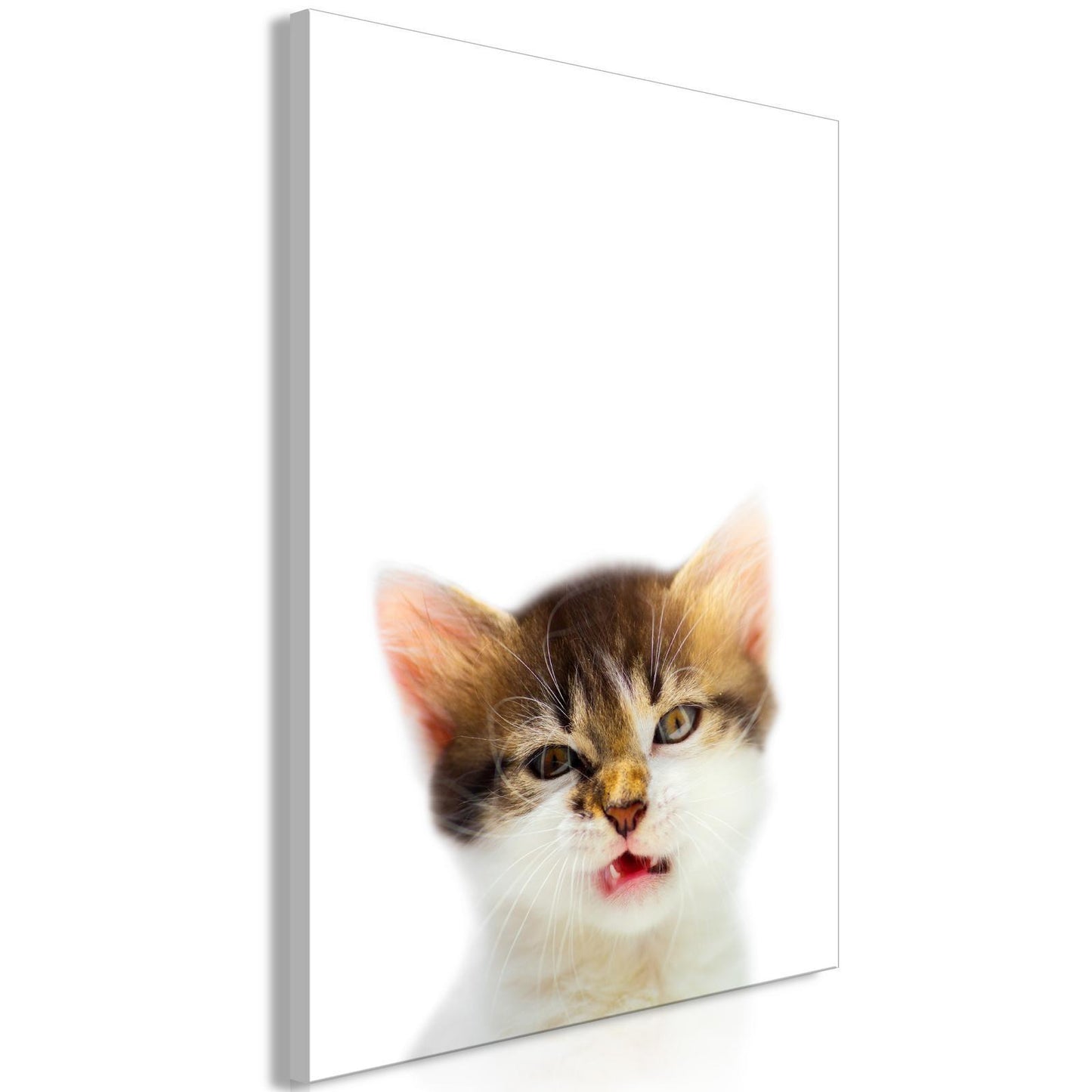 Gemälde - Verärgerte Katze (1 Teil) Vertikal