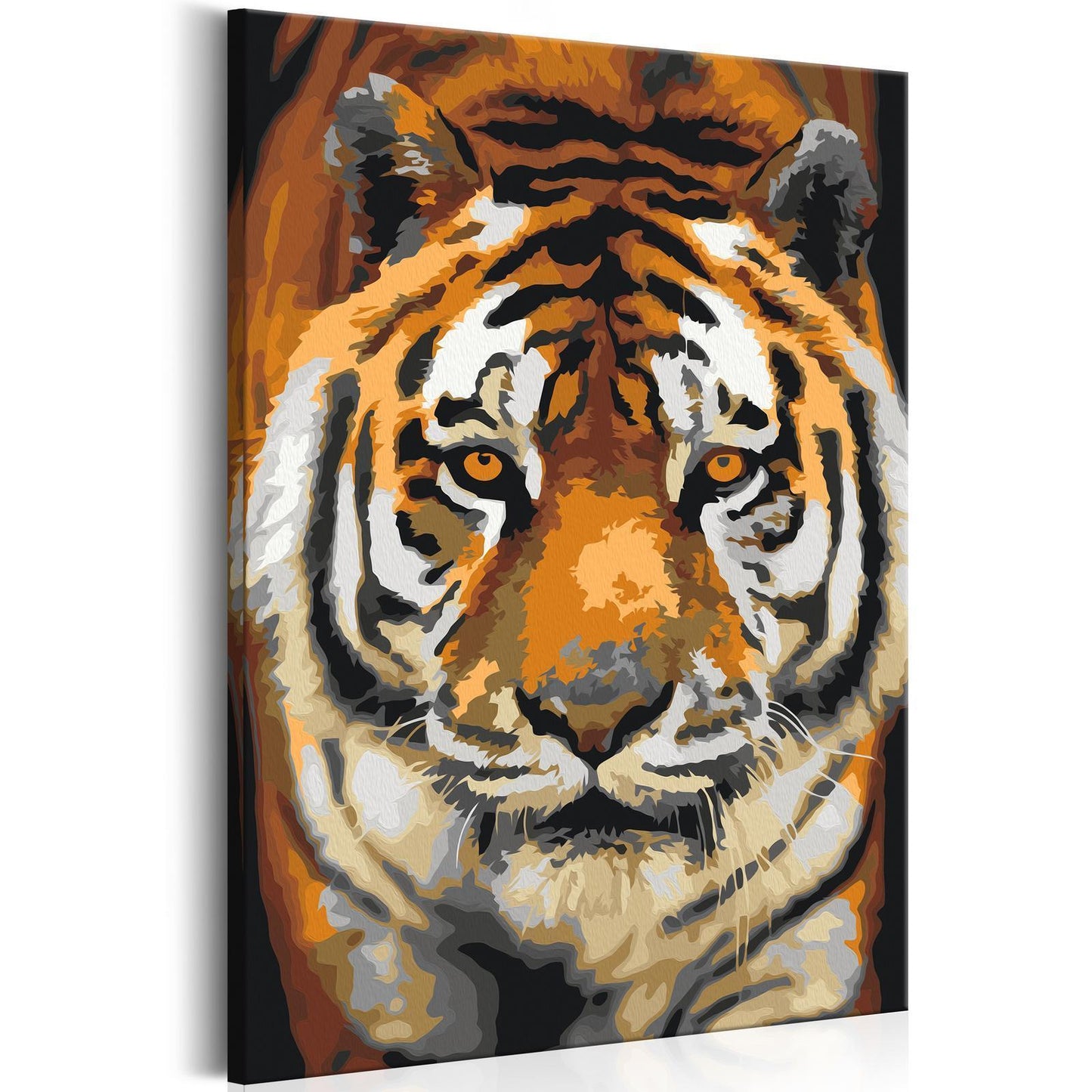 DIY painting on canvas - Asian Tiger 