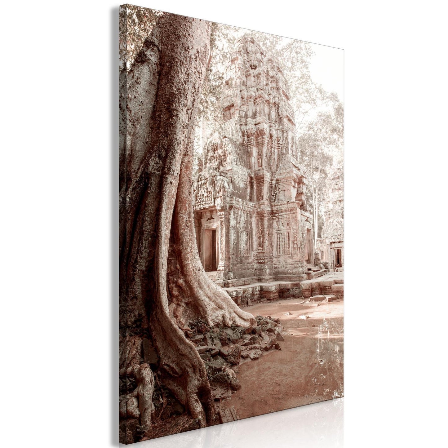 Gemälde - Ruinen von Angkor (1 Teil) Vertikal