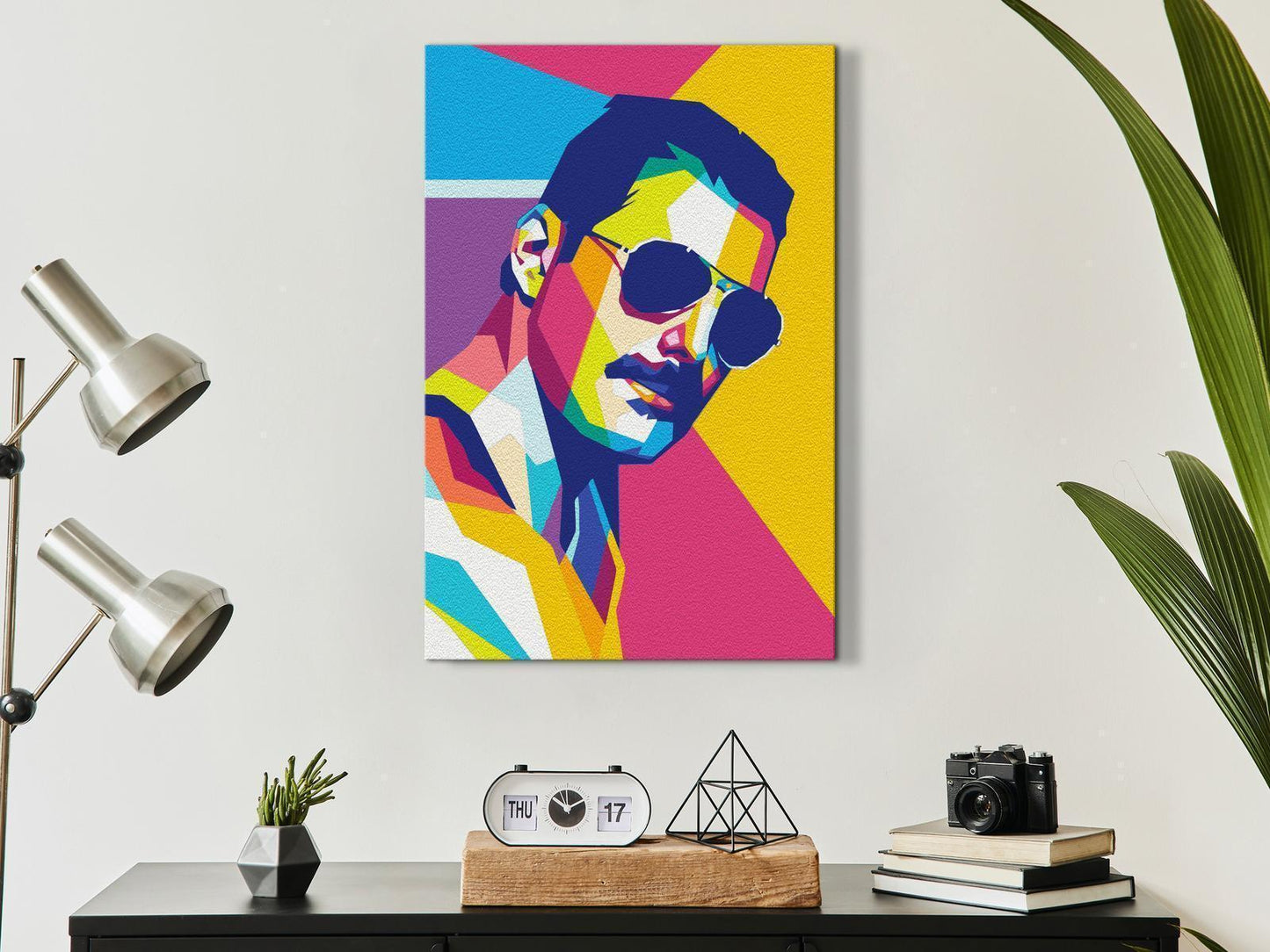 Doe-het-zelf op canvas schilderen - Colourful Freddie