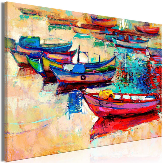 Painting - Boats (1 Part) Wide