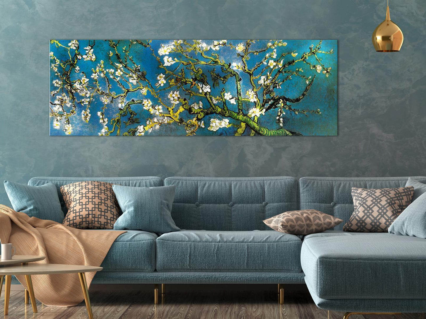 Schilderij - Blooming Almond (1 Part) Narrow