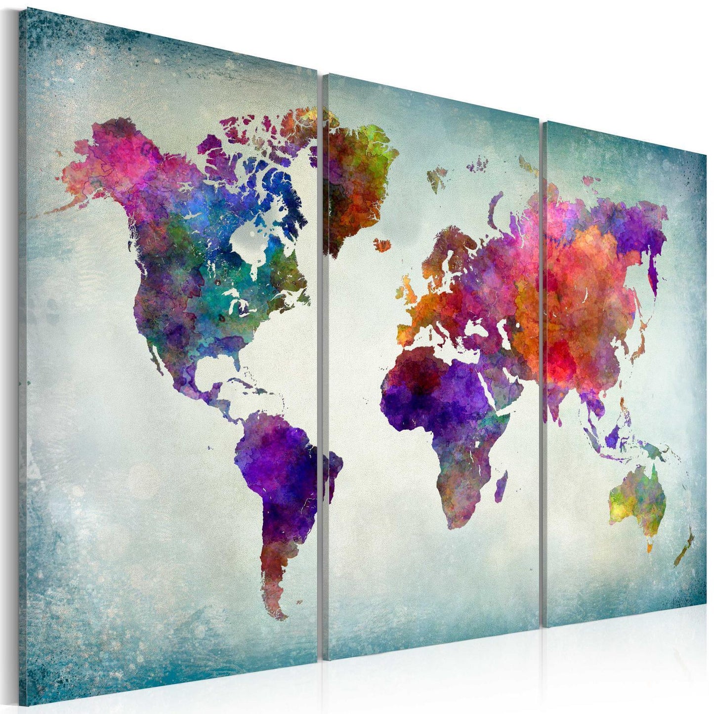 Bild auf Kork - Welt in Farben [Korkkarte] 