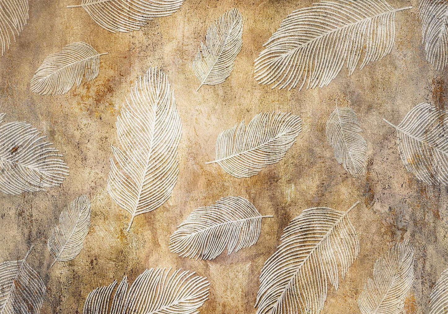 Fotobehang - Flying Feathers