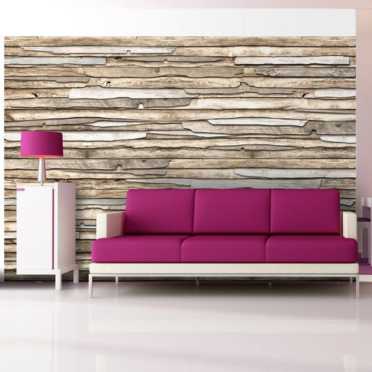 Wall Mural - Wooden puzzle