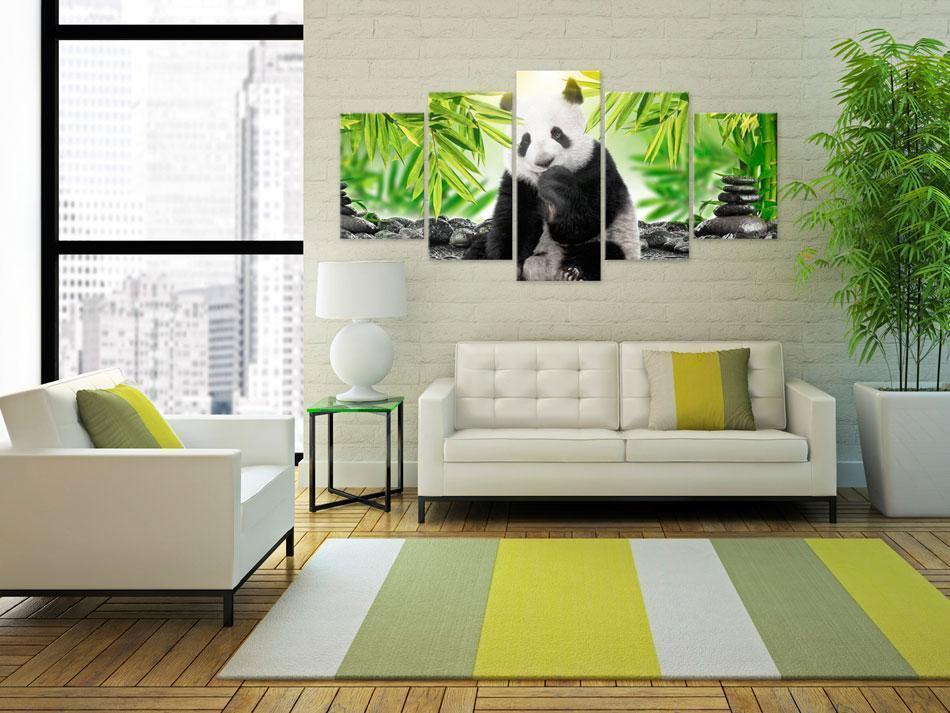 Schilderij - Sweet Little Panda