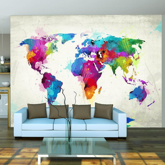 Wall Mural - The map of happiness