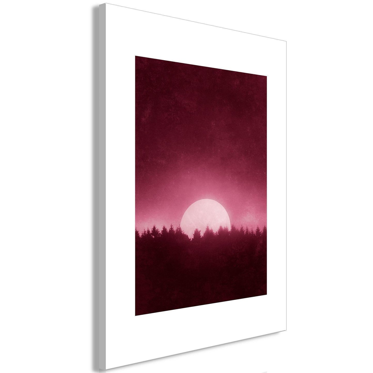 Schilderij - Full Moon (1 Part) Vertical