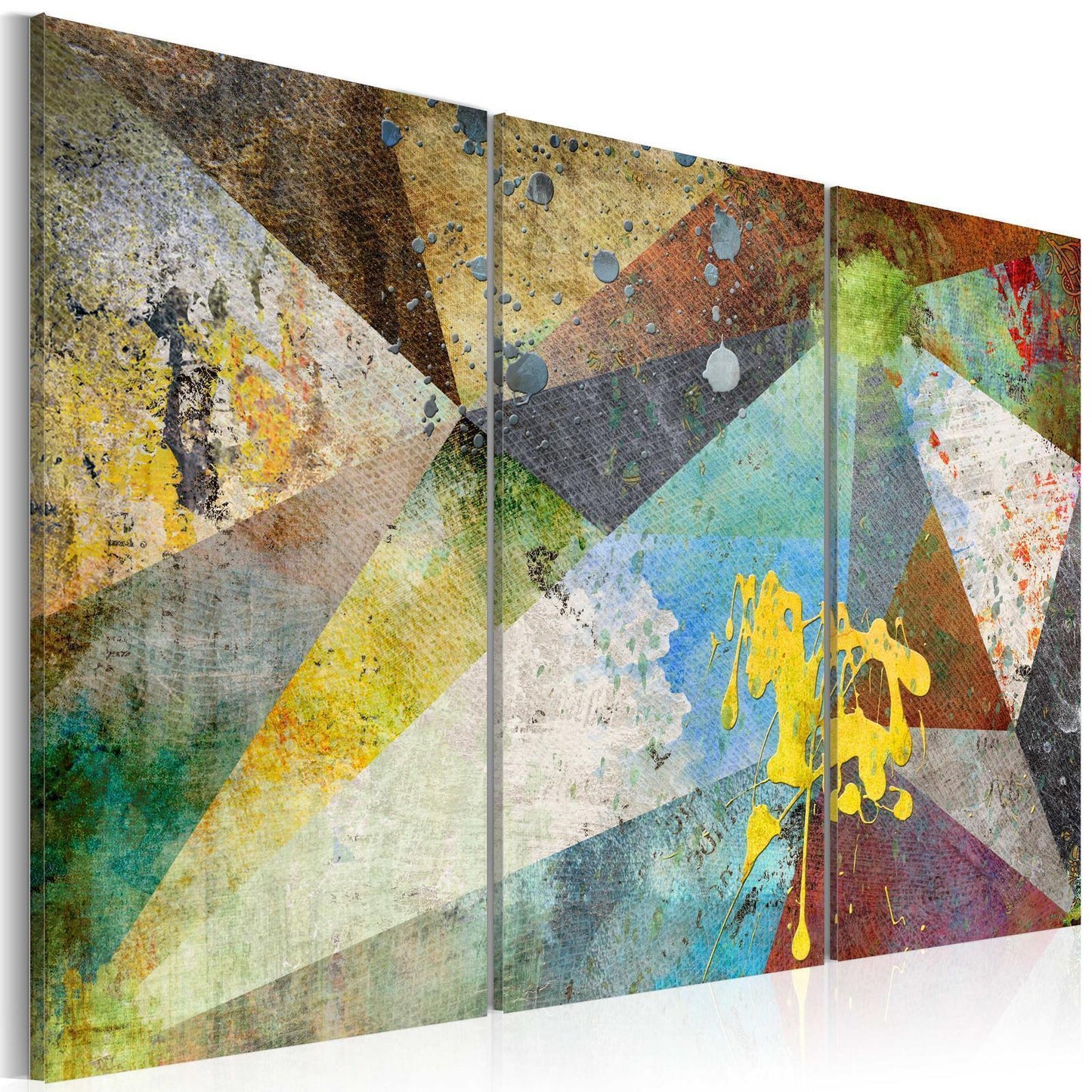 Schilderij - Through the Prism of Colors