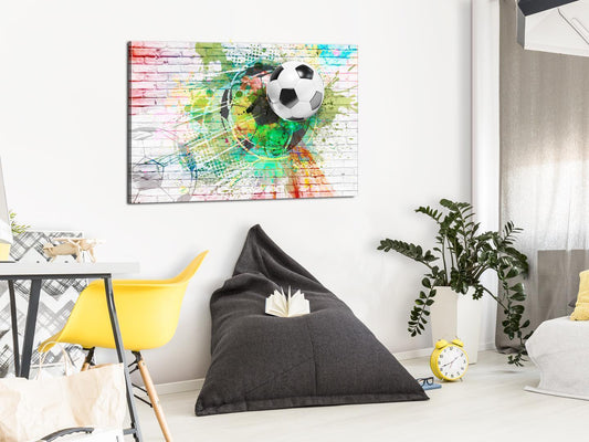 Canvas Print - Colorful Sport (Football)