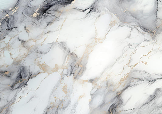Photo Wallpaper - Elegant Marble - Stone Structures in Neutral Colours