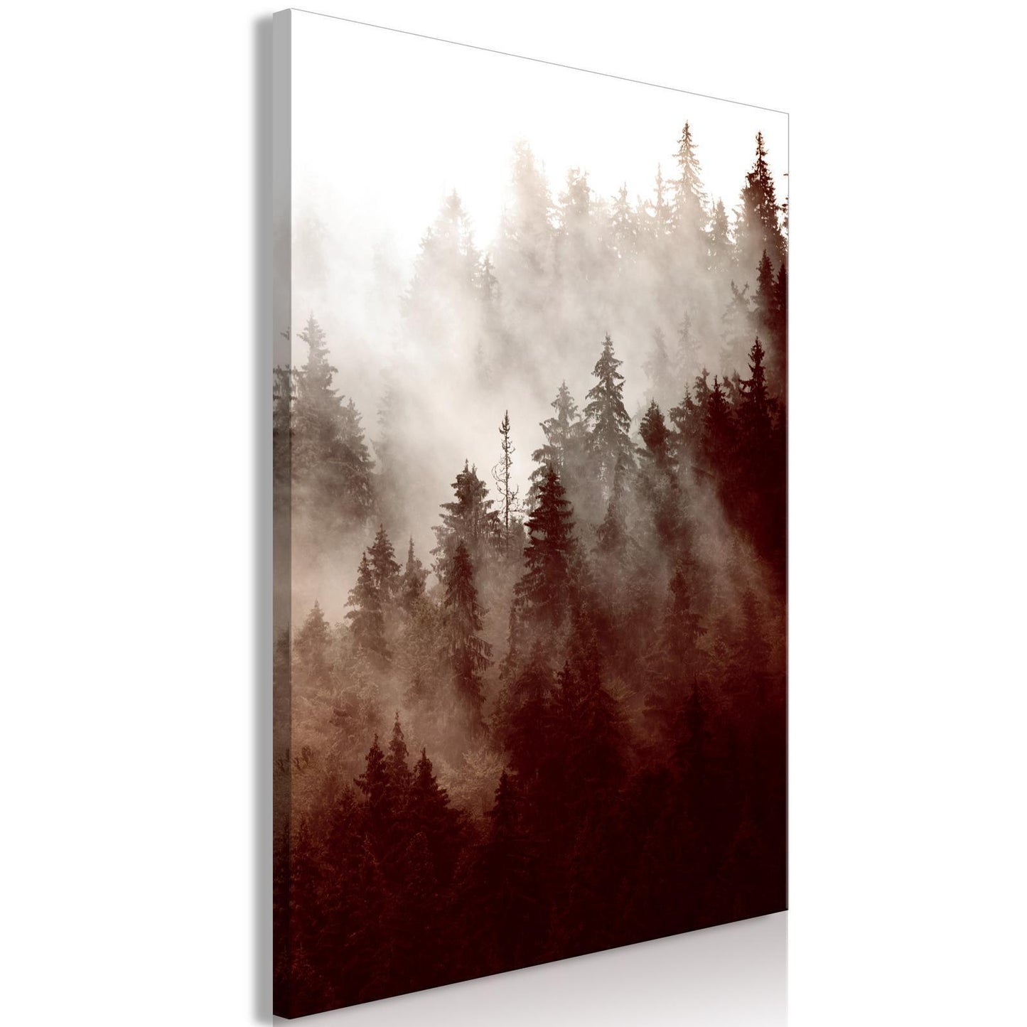 Schilderij - Brown Forest (1 Part) Vertical