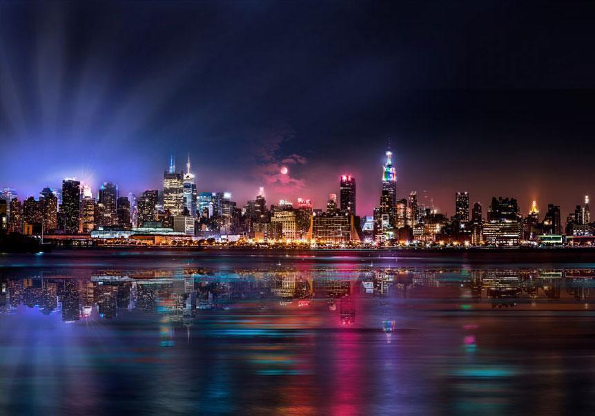 Fotobehang - Romantic moments in New York City