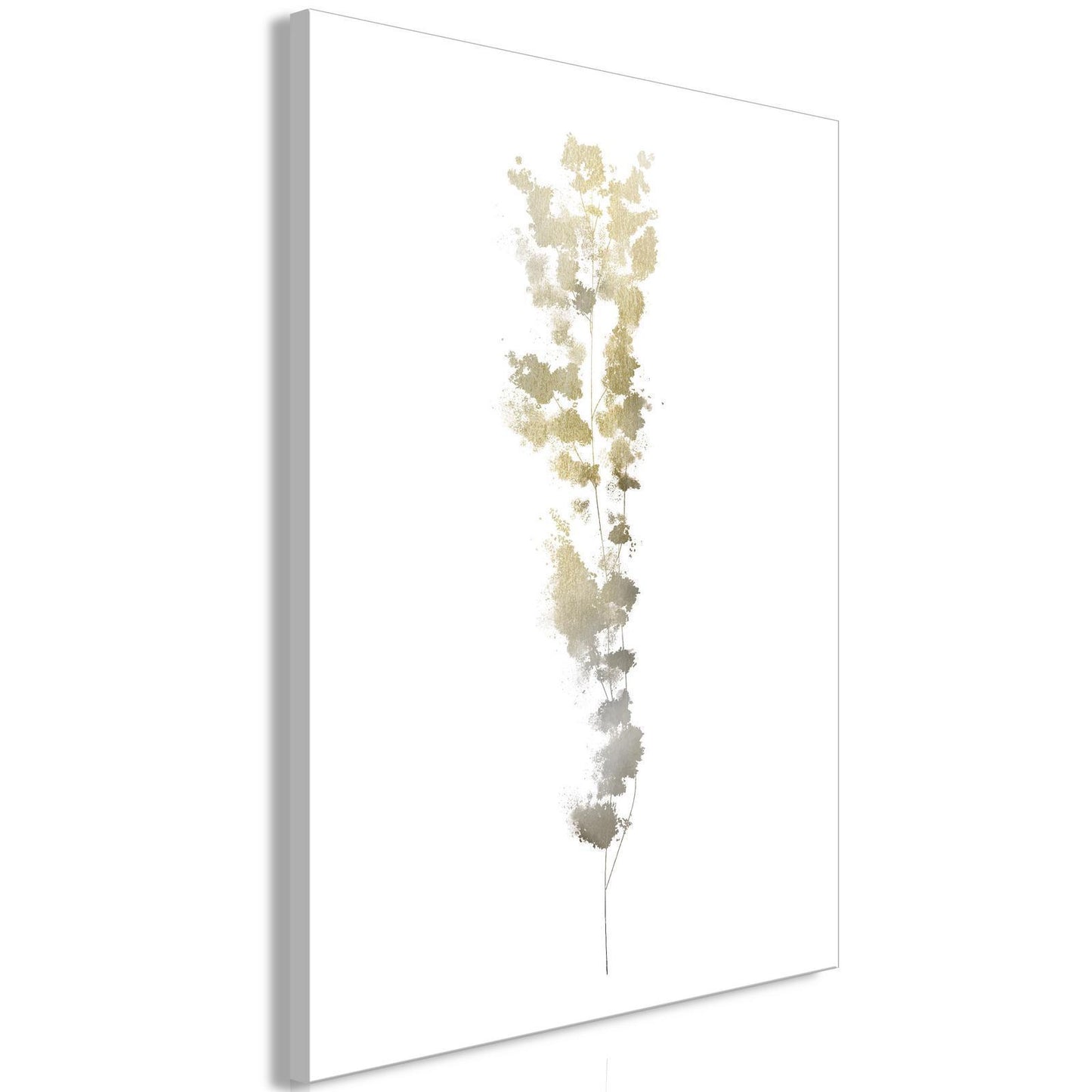 Painting - Golden Branch (1 Part) Vertical