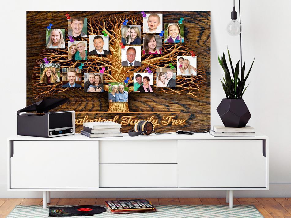Image on cork - Family Tree [Corkboard] 