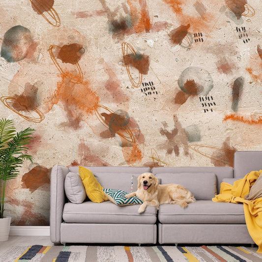 Self-adhesive photo wallpaper - Painted on Stone