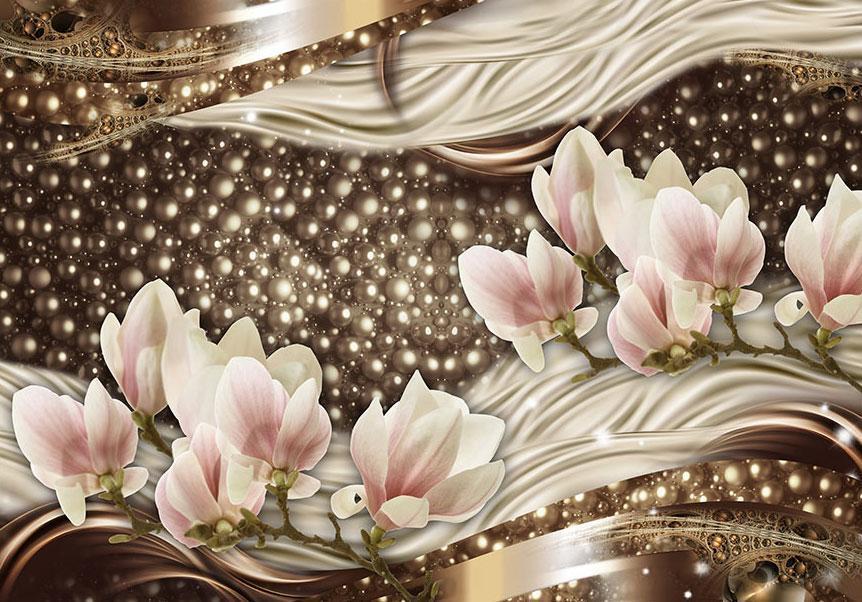 Fotobehang - Pearls and Magnolias