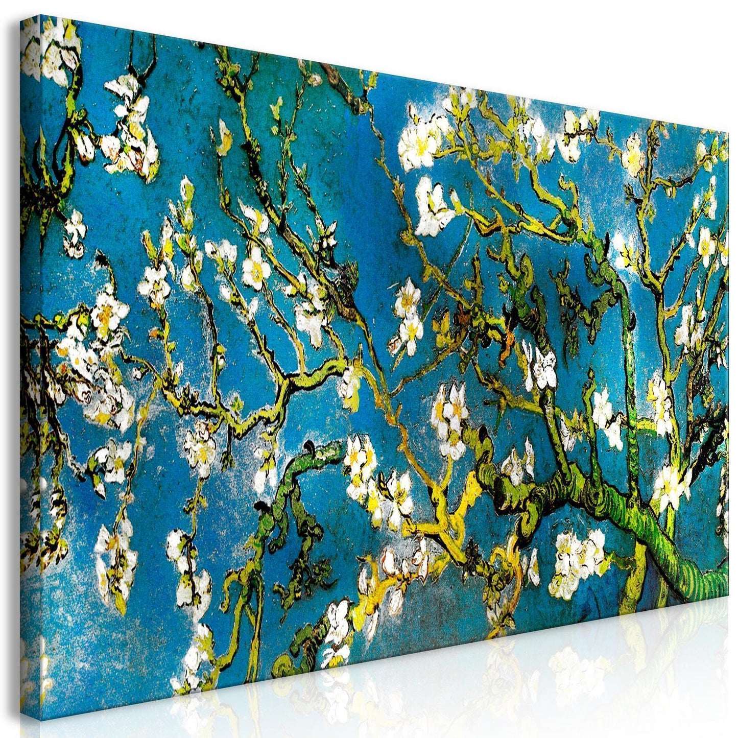 Schilderij - Blooming Almond (1 Part) Wide