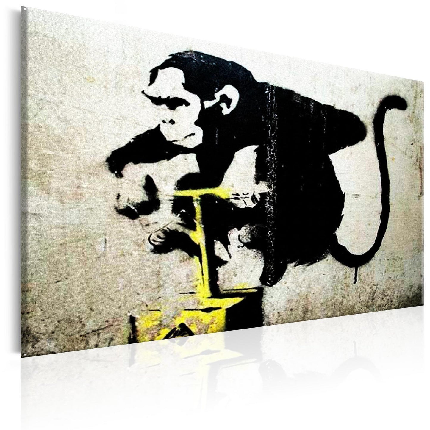 Schilderij - Monkey Detonator by Banksy