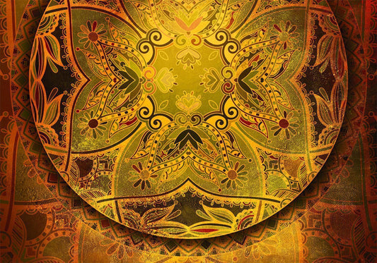 Selbstklebende Fototapete - Mandala: Goldenes Gedicht
