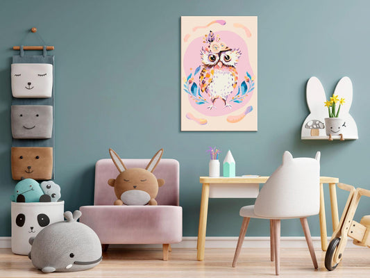 Doe-het-zelf op canvas schilderen - Owl Chic