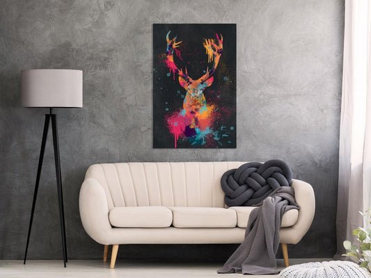 Painting - Spectacular Deer (1 Part) Vertical