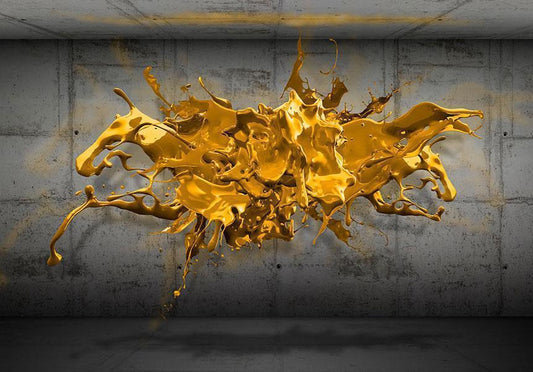 Fotobehang - Yellow Splash