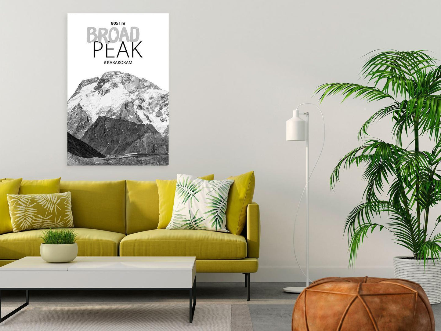 Gemälde - Broad Peak (1 Teil) Vertikal