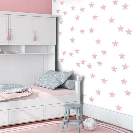 Photo Wallpaper - Pink Stars