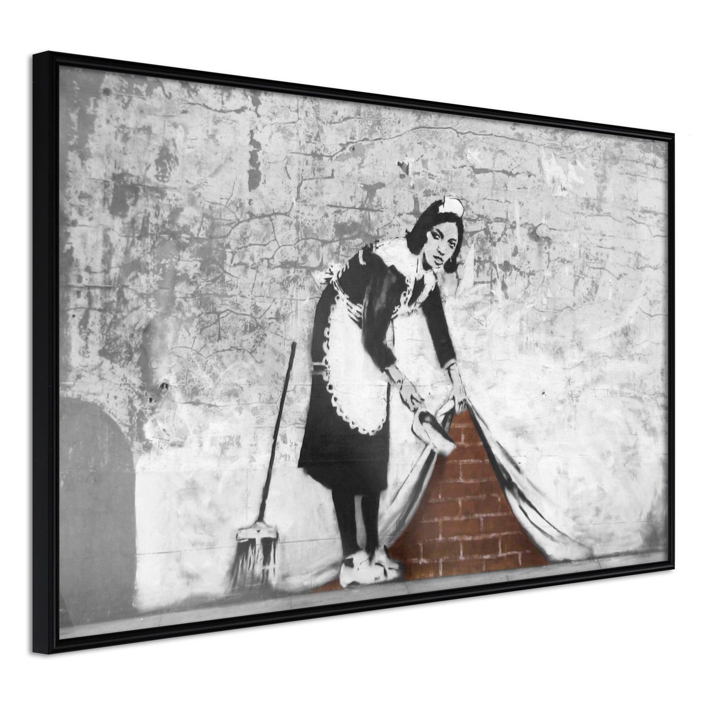 Banksy: Fegen Sie es unter den Teppich