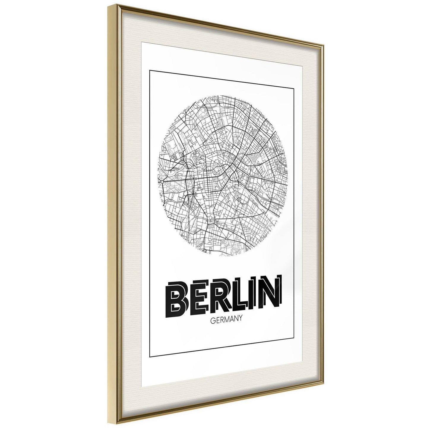City Map: Berlin (Round)