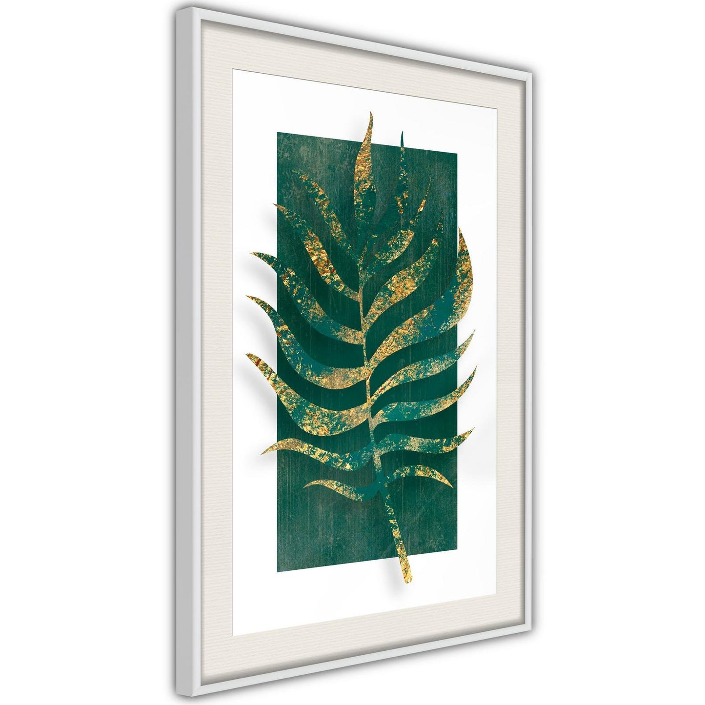 Gilded Palm Leaf