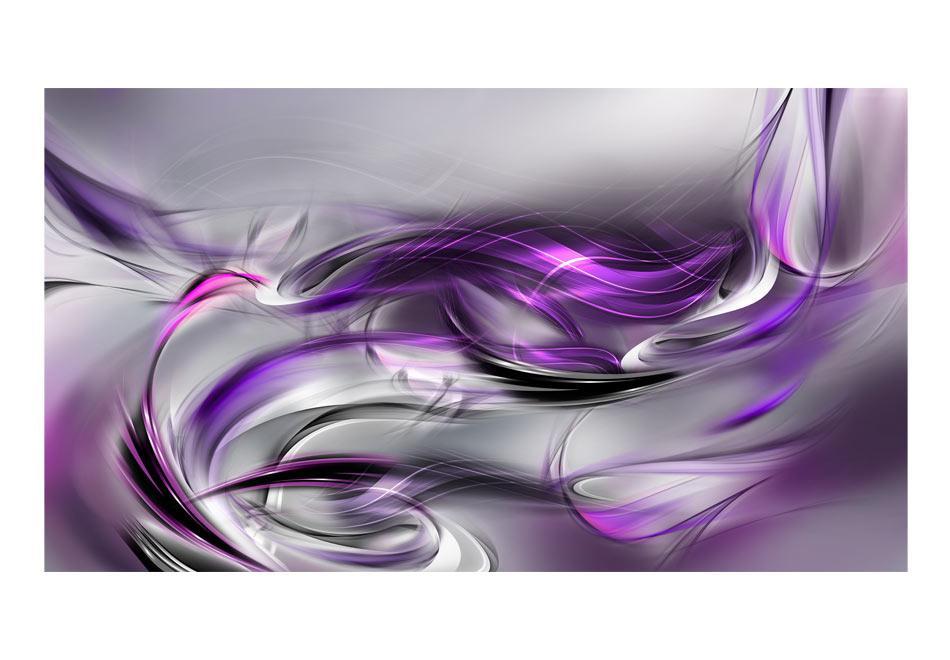 Fotobehang XXL - Purple Swirls II