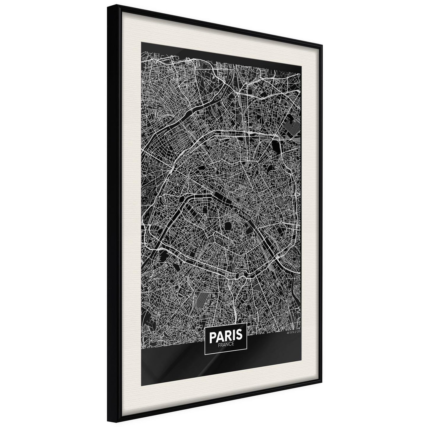 City Map: Paris (Dark)