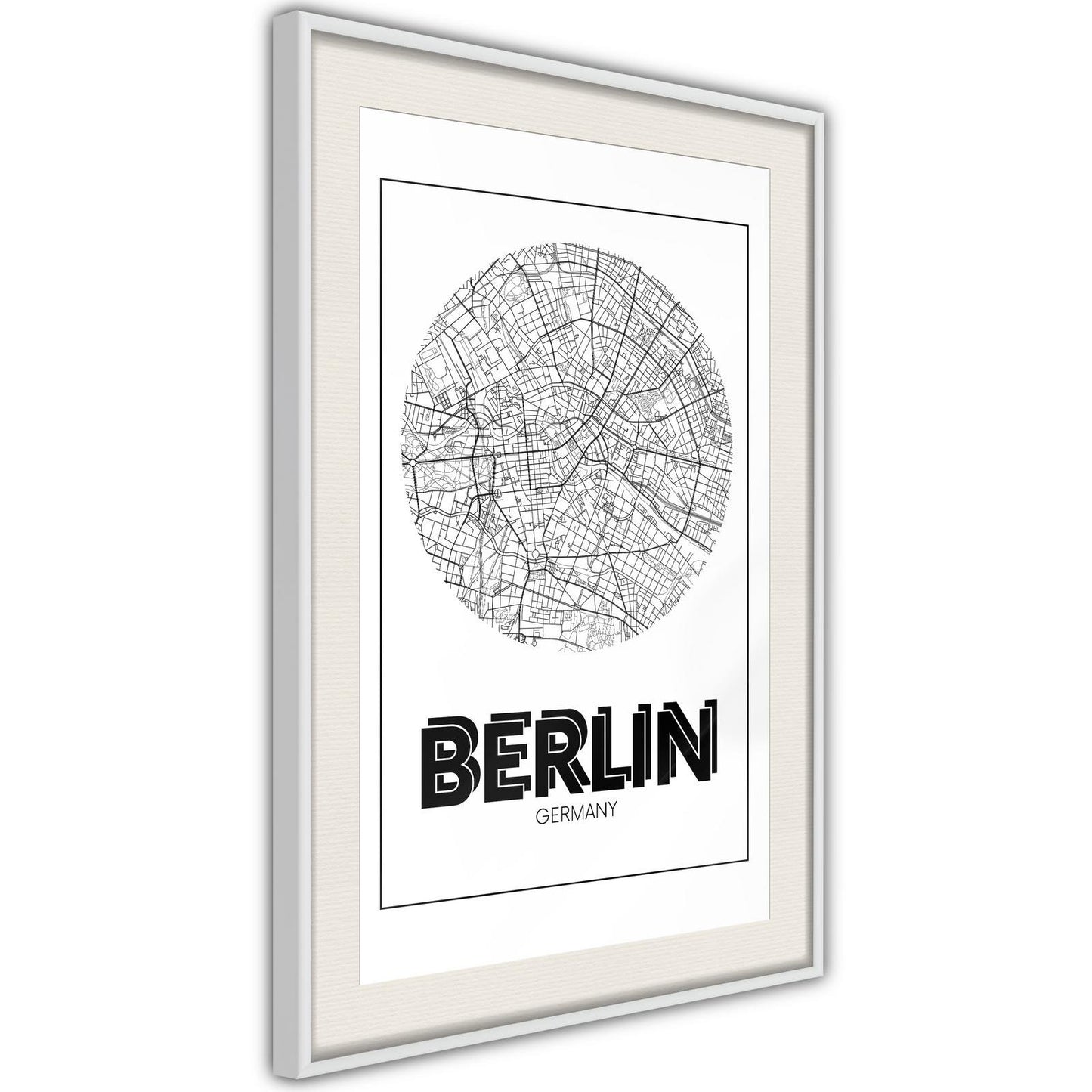 City Map: Berlin (Round)