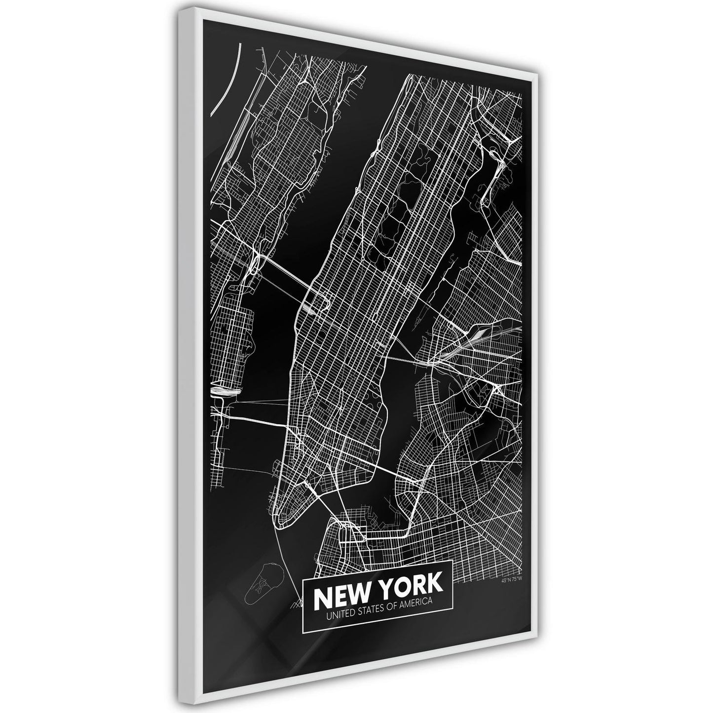 City Map: New York (Dark)