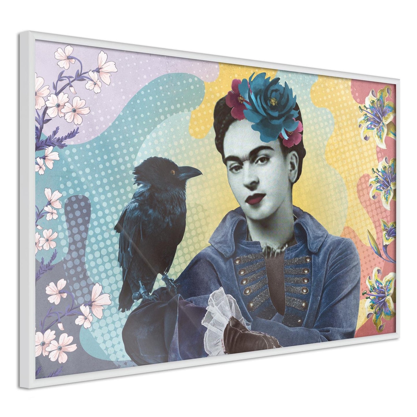 Frida with a Raven