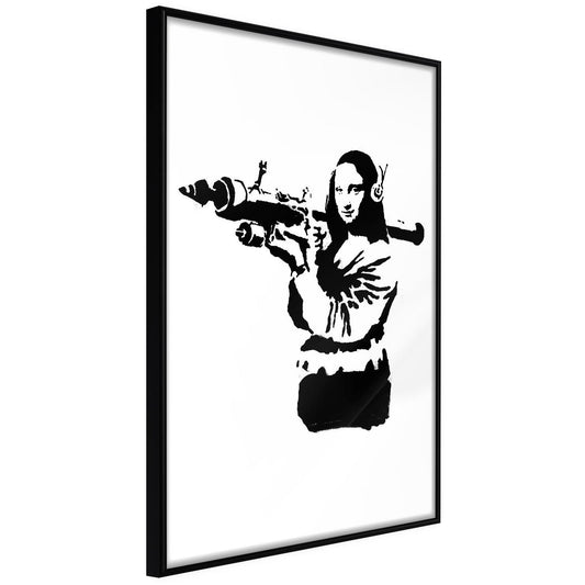 Banksy: Mona Lisa mit Bazooka II