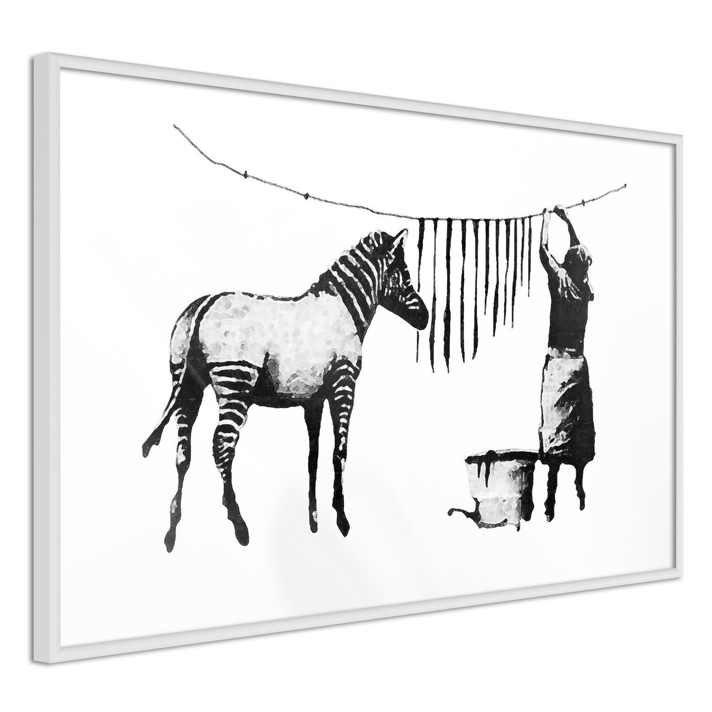 Banksy: Zebrastreifen waschen