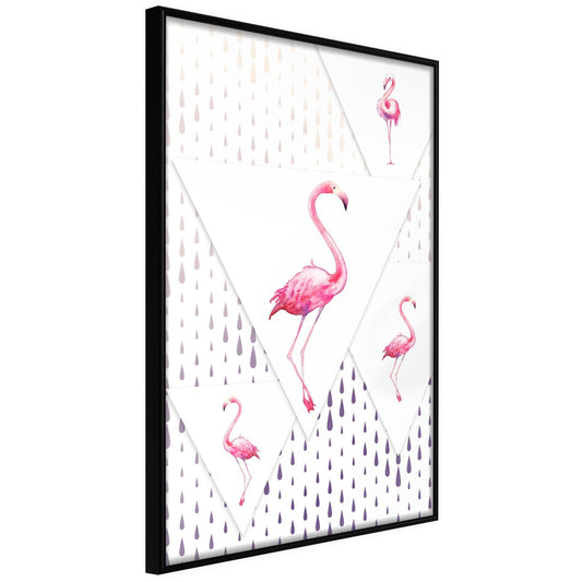 Flamingos und Dreiecke