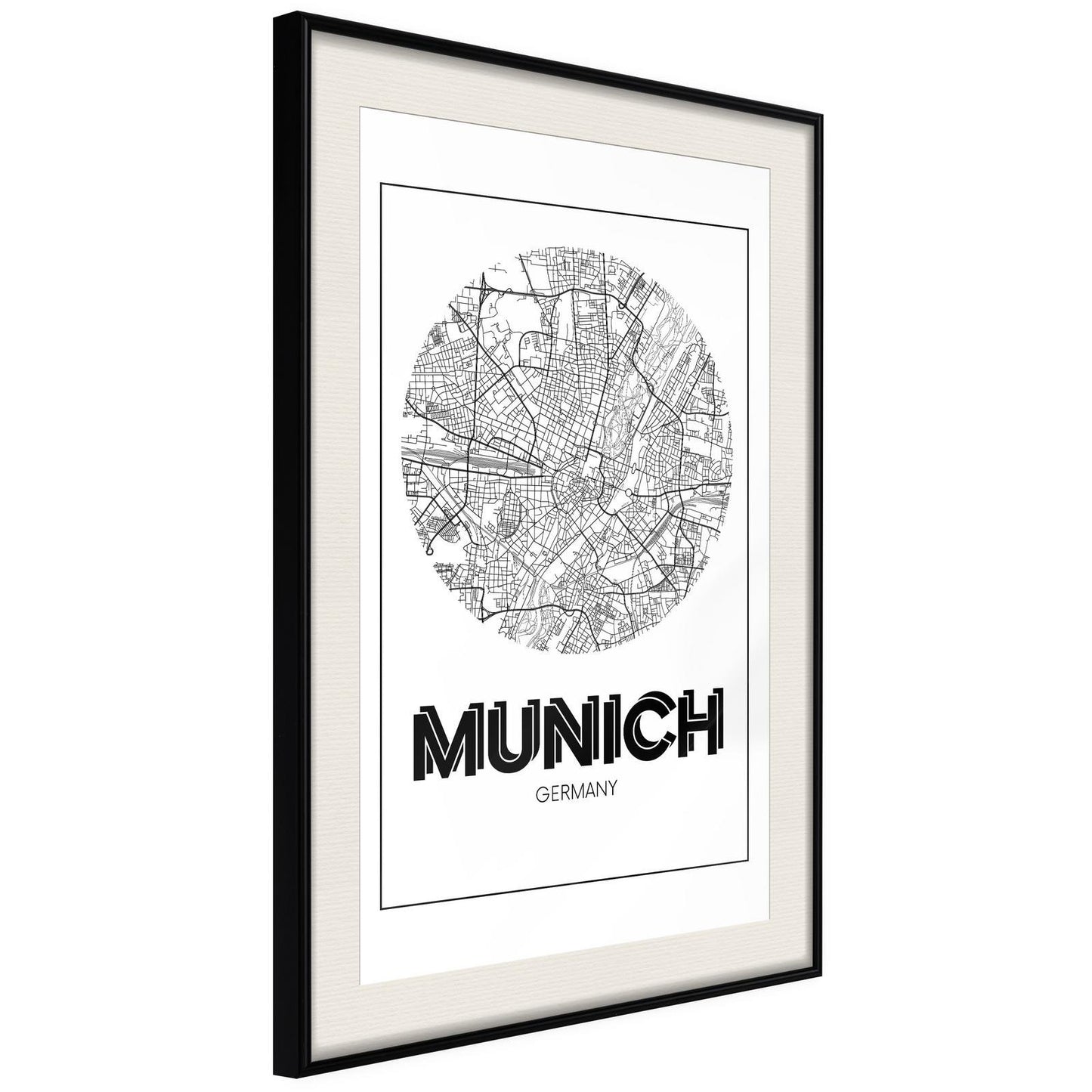 City Map: Munich (Round)