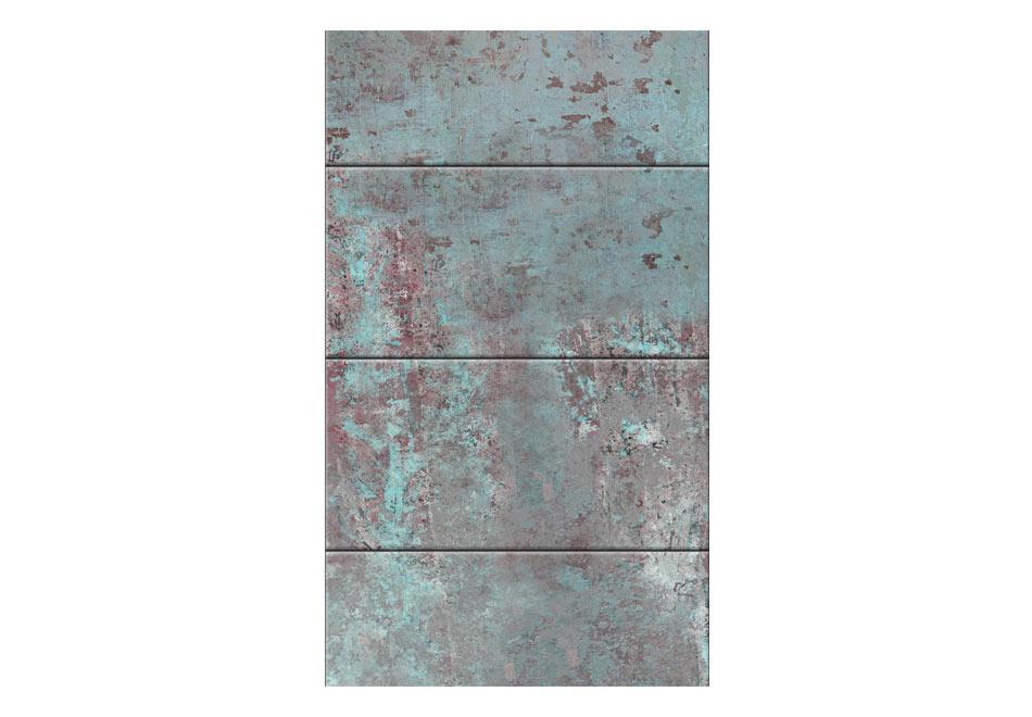 Wall Mural - Turquoise Concrete