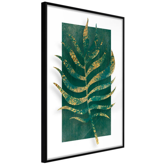 Gilded Palm Leaf