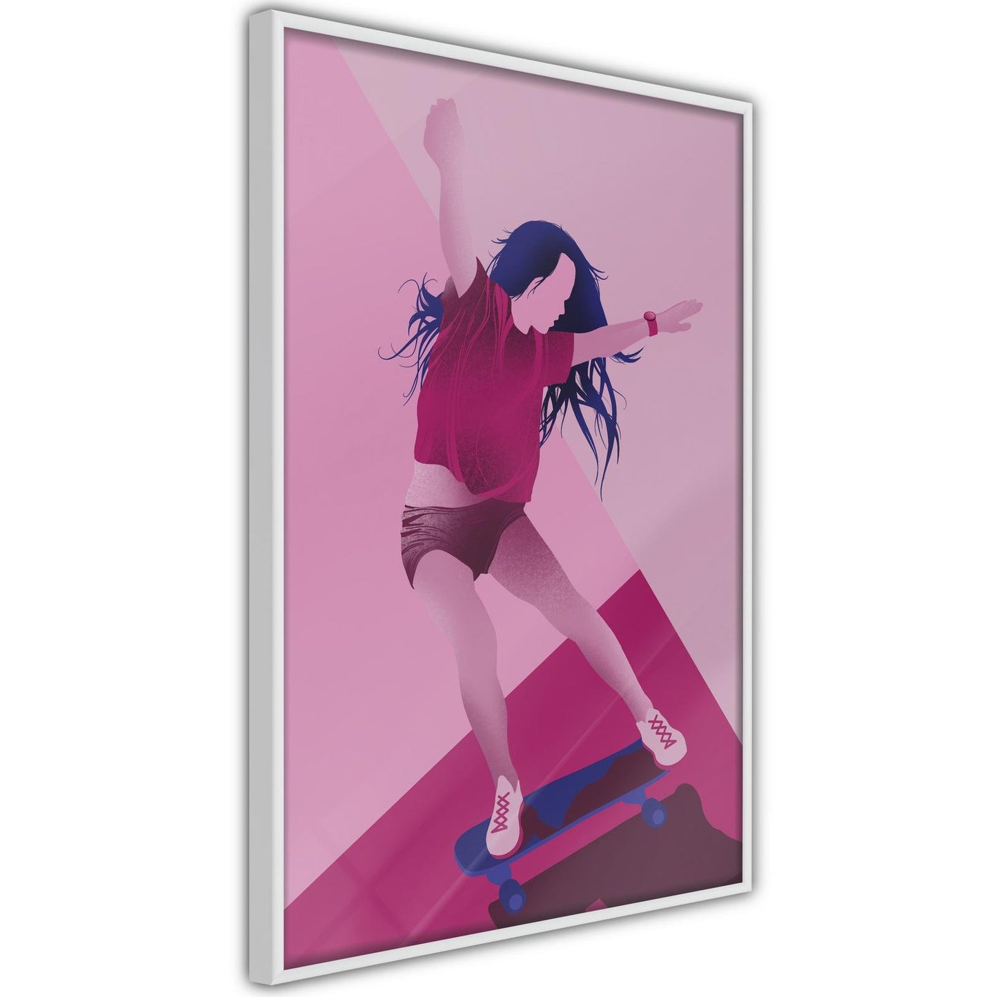 Girl on a Skateboard